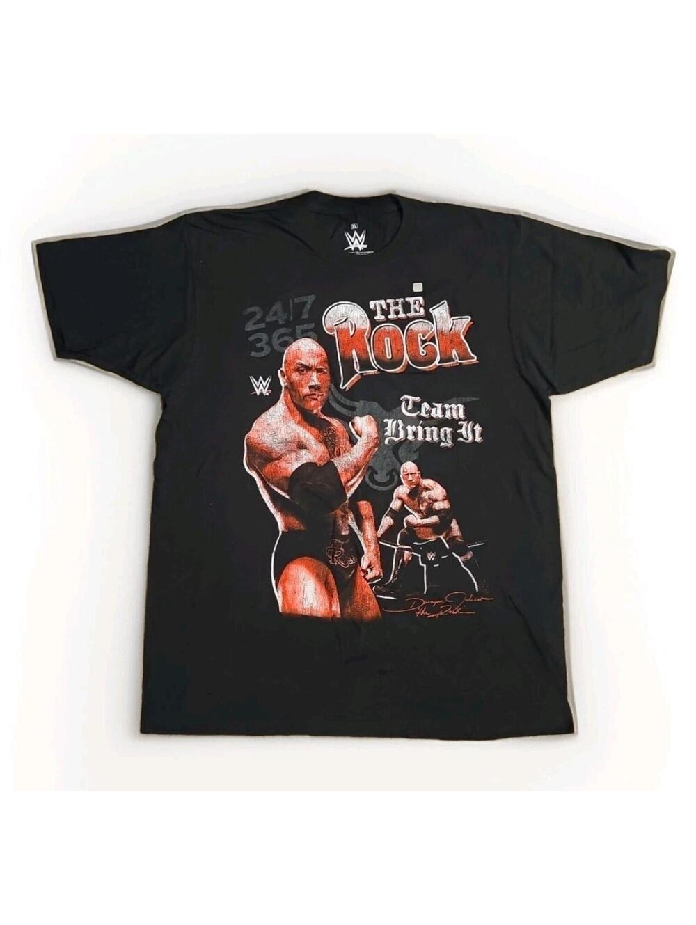 WWE "The Rock" Team Bring It Size XL (128)